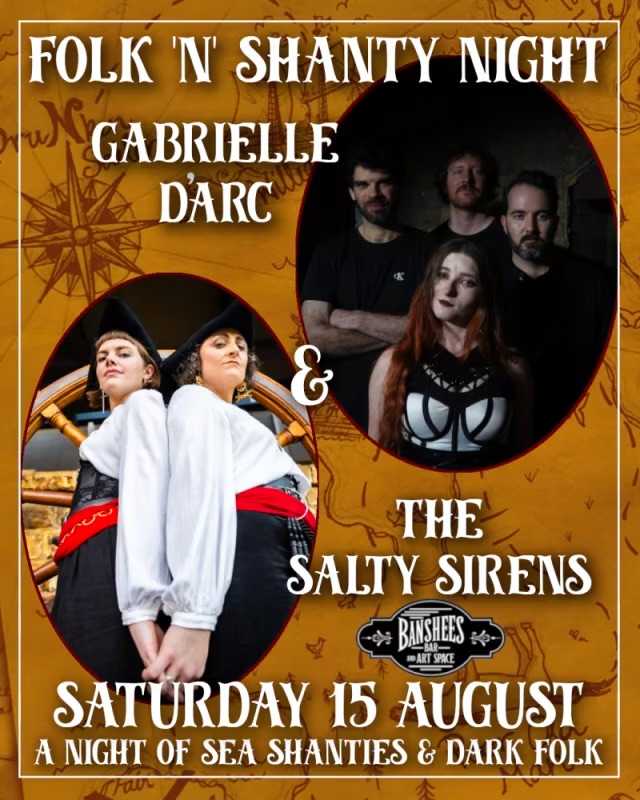 Folk'N'Shanty Night with The Salty Sirens & Gabrielle D'Arc