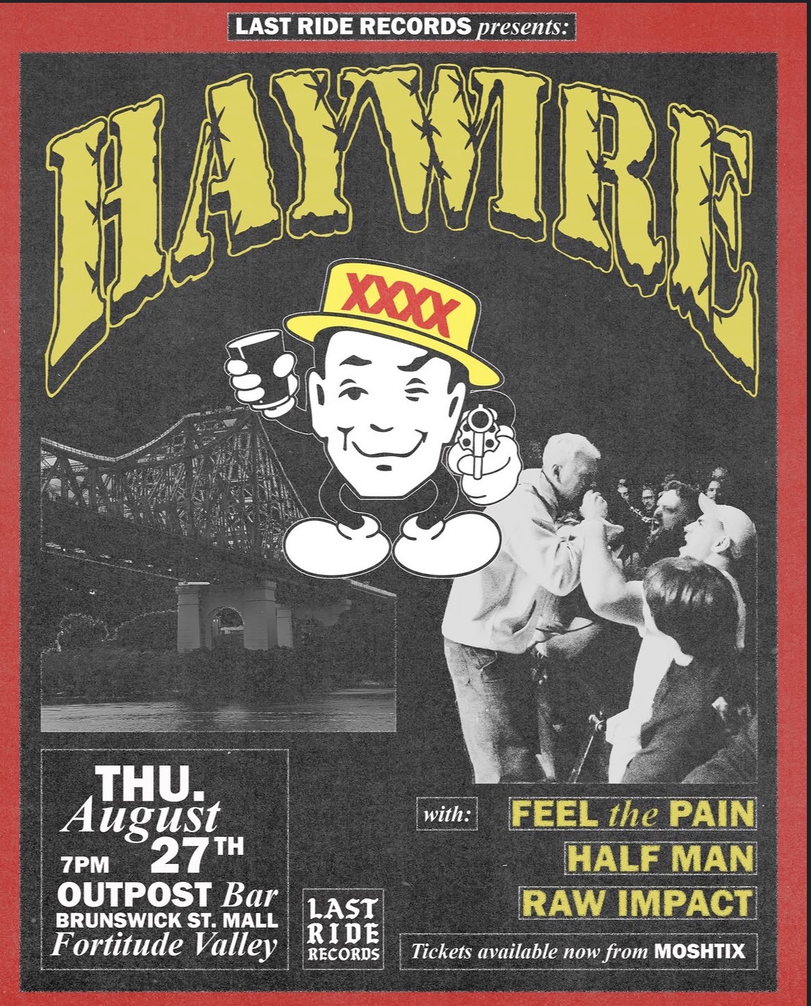 Last Ride Records presents HAYWIRE (USA) Australian Tour - Brisbane
