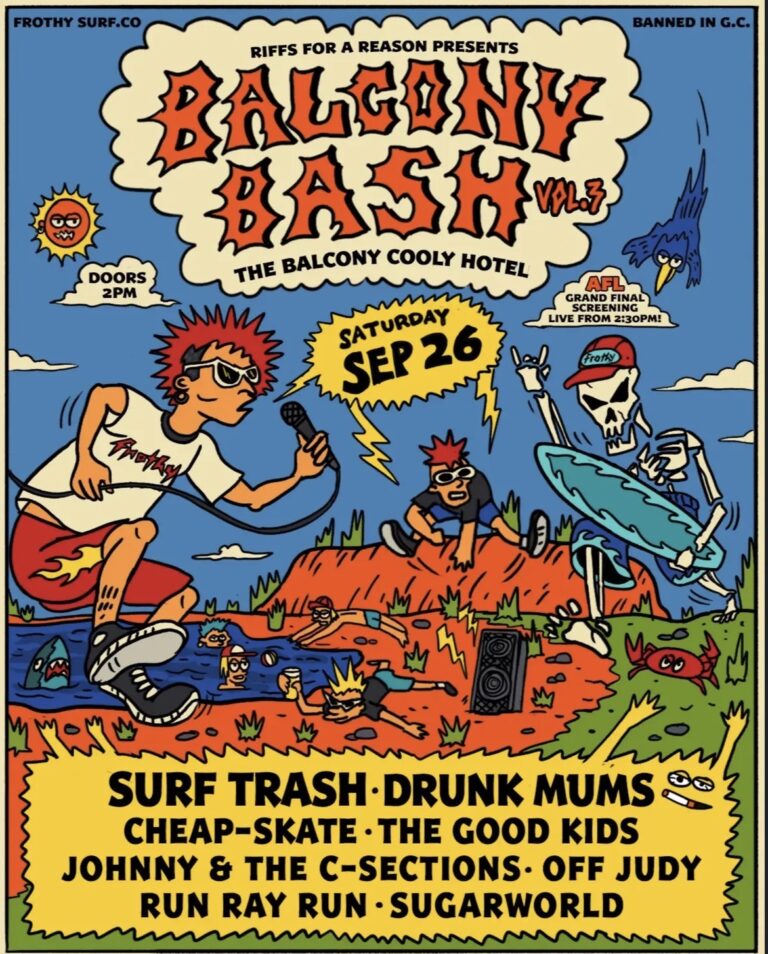 BALCONY BASH VOL.3 W/ Surf Trash, Drunk Mums & HEAPS MORE