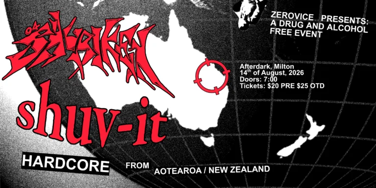 ZERO VICE BOOKINGS PRESENTS: SHUV IT X SHURIKEN BRISBANE