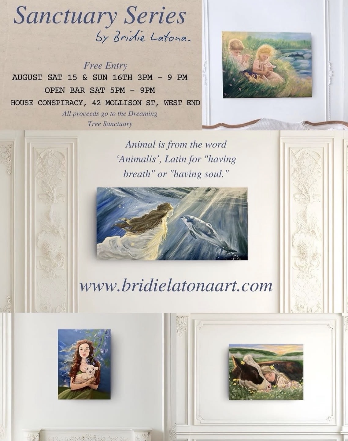 Sanctuary Series by Bridie Latona (Free Entry)
