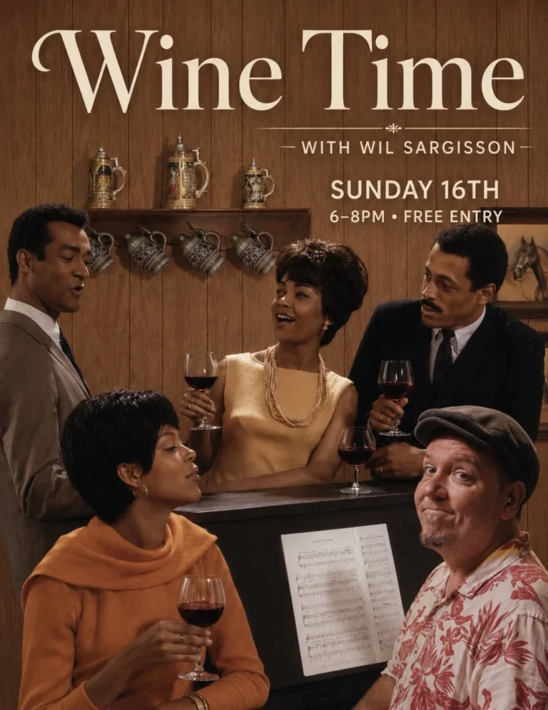 WINE TIME WITH WIL SARGISSON (FREE)