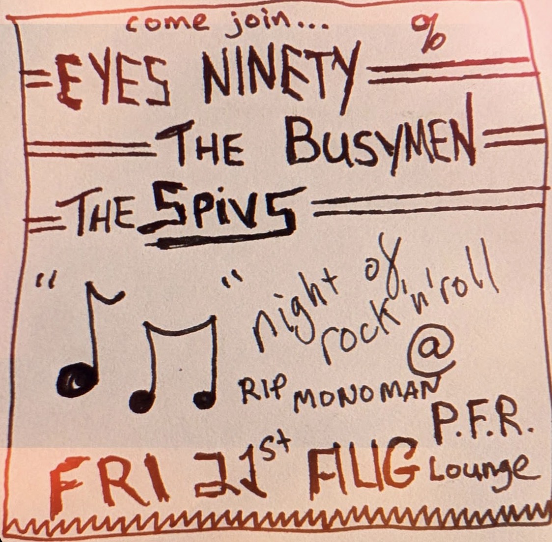 Eyes Ninety, The Busymen and The Spivs