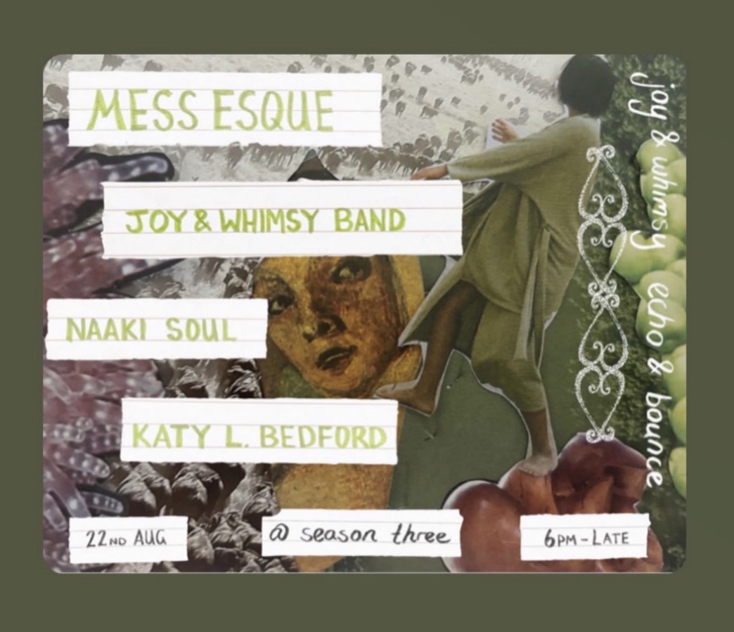 mess esque, joy & whimsy band, naaki soul and katy l bedford
