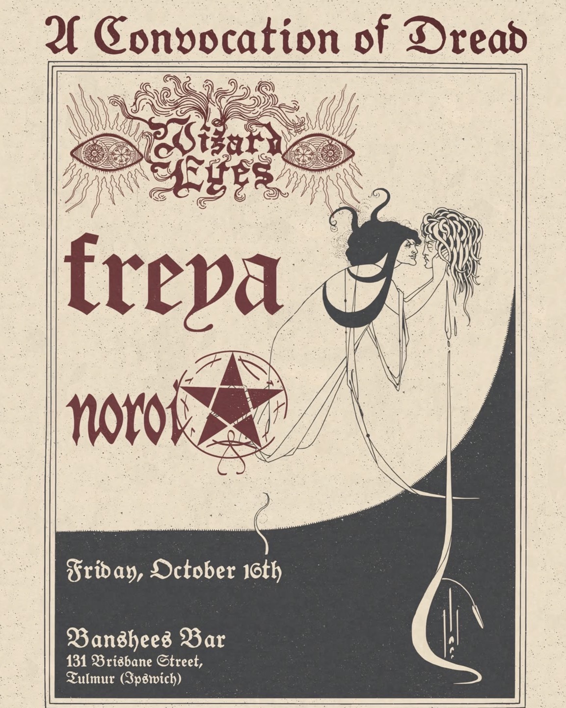 A Convocation of Dread with Wizard Eyes, Freya, Noroi