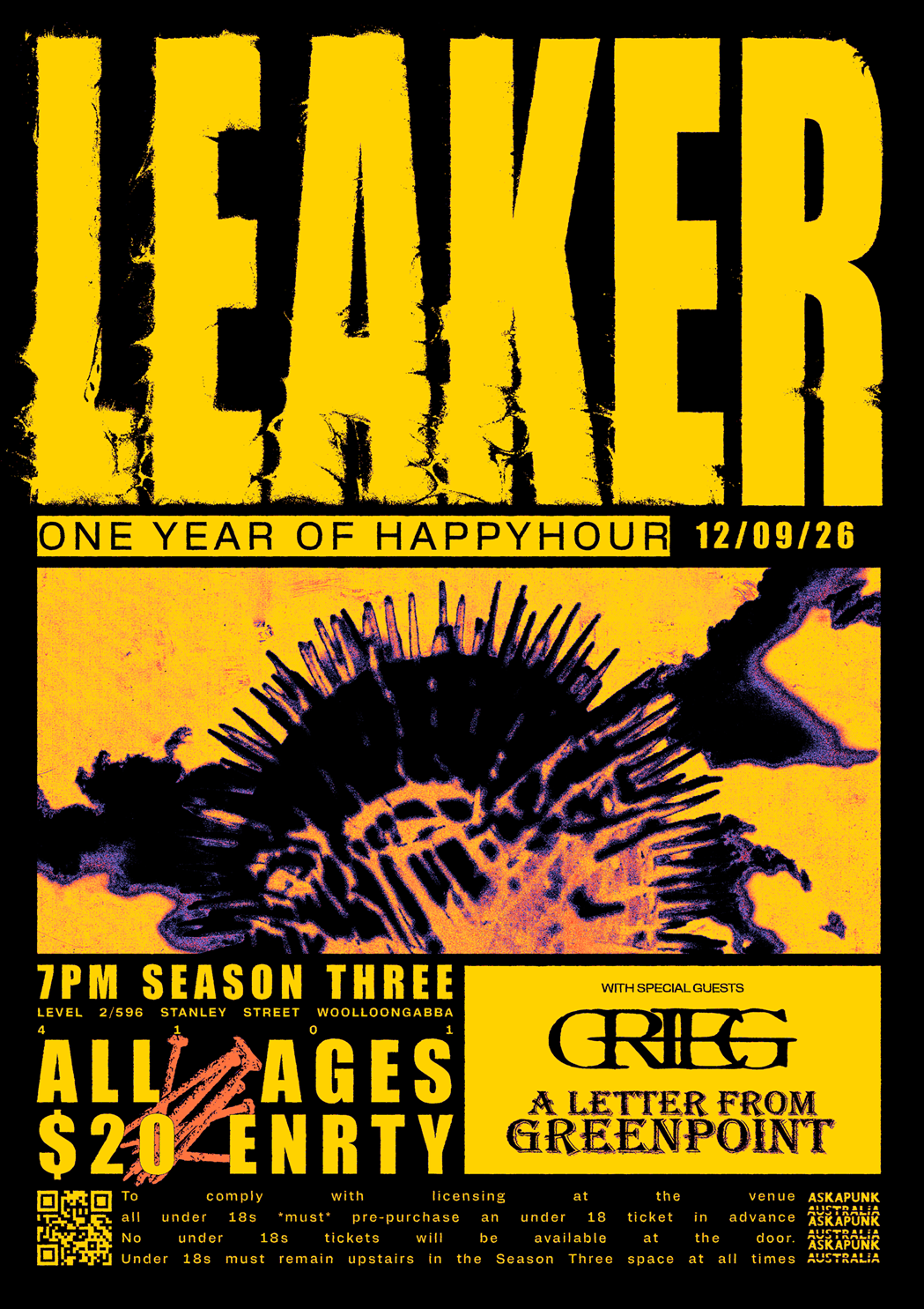 LEAKER / GRIEG / A LETTER FROM GREENPOINT (AA) Season Three