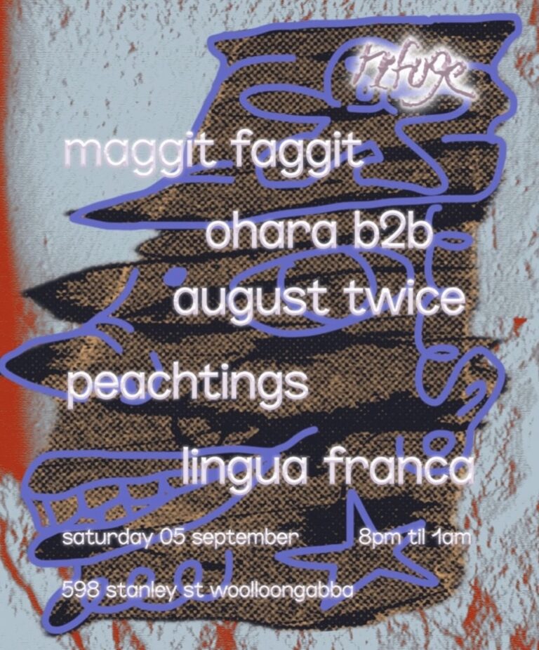 maggit faggit, ohara b2b august twice, peachtings and lingua franca