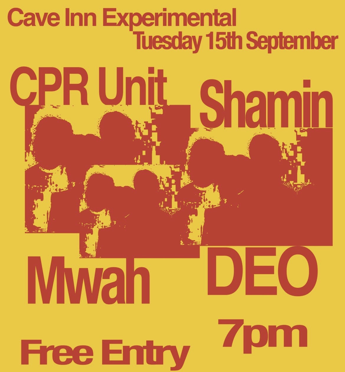 Cave Inn Experimental Night ft. CPR Unit, Shamin, Mwah, and DEO (Free, donations encouraged)