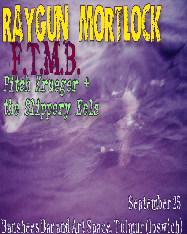 Banshees Bar Presents Raygun Mortlock, F.T.M.B., Pitch Krueger & the Slippery Eels