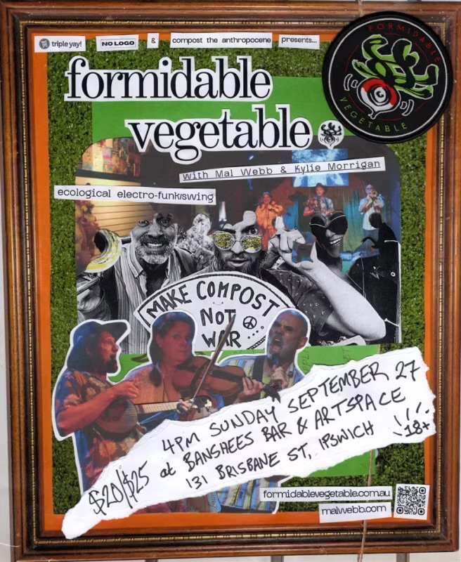 Banshees Bar Presents Formidable Vegetable Spring Back with Mal Webb & Kylie Morrigan