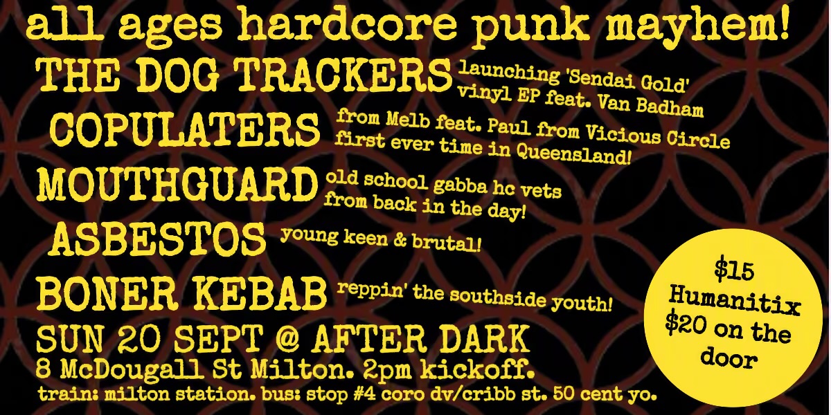 Dog Trackers Vinyl EP Launch - All Ages