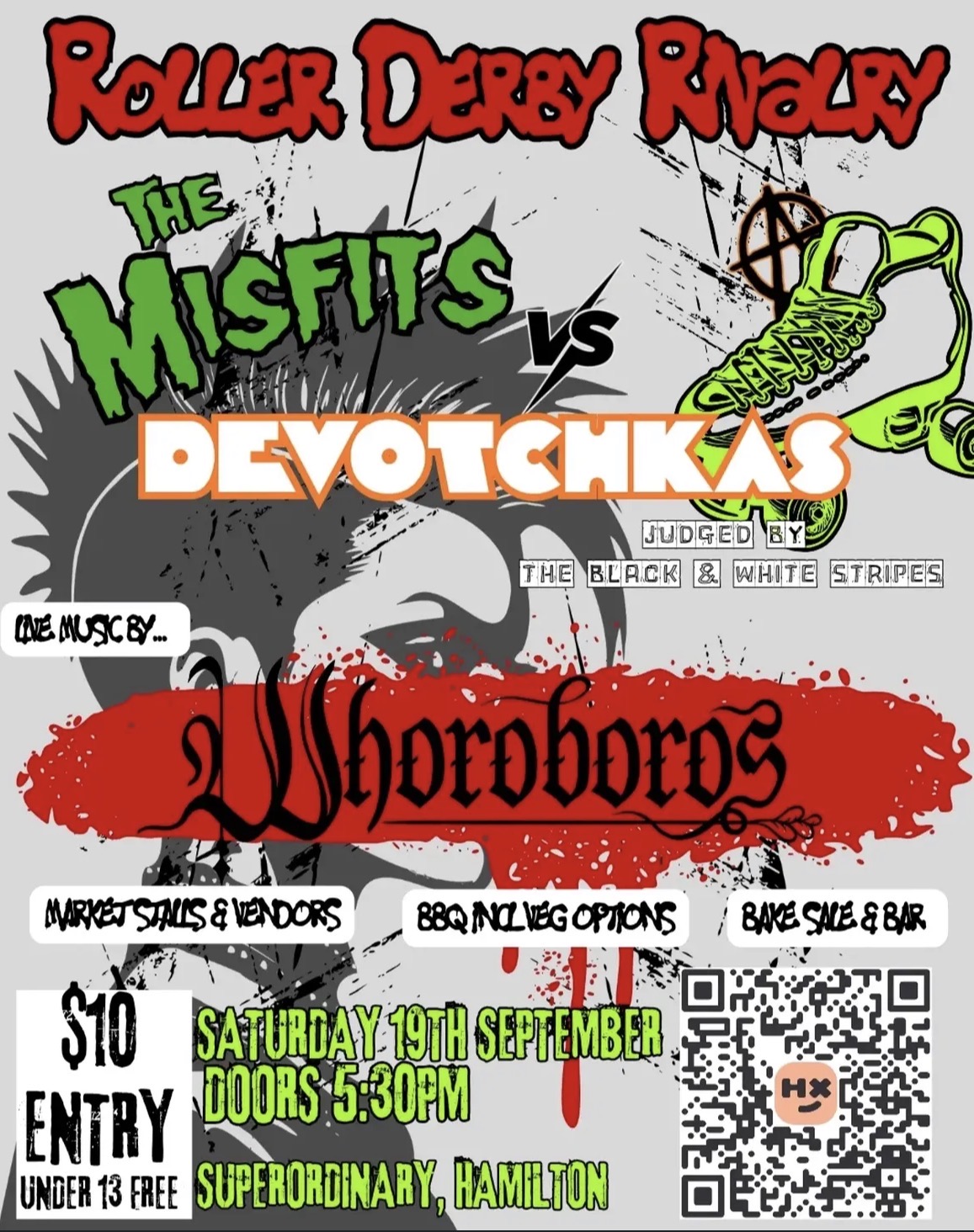 Roller Derby Rivalry: The Misfits v Devotchkas ft. Whoroboros