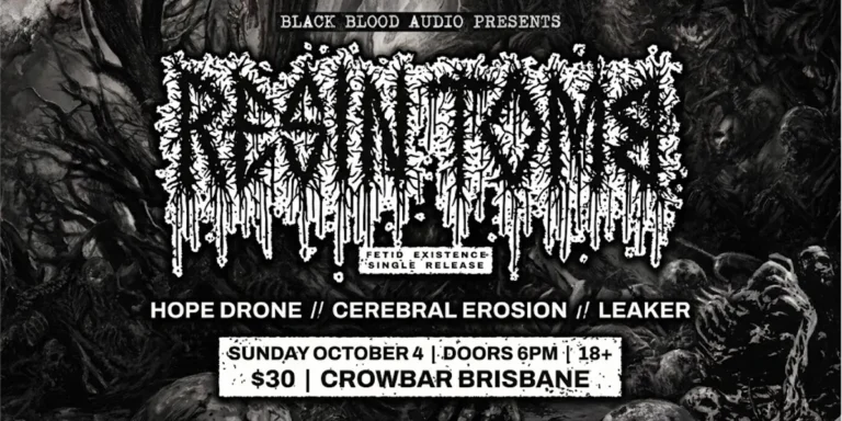 Black Blood Audio presents RESIN TOMB & FRIENDS With Hope Drone, Cerebral Erosion & Leaker