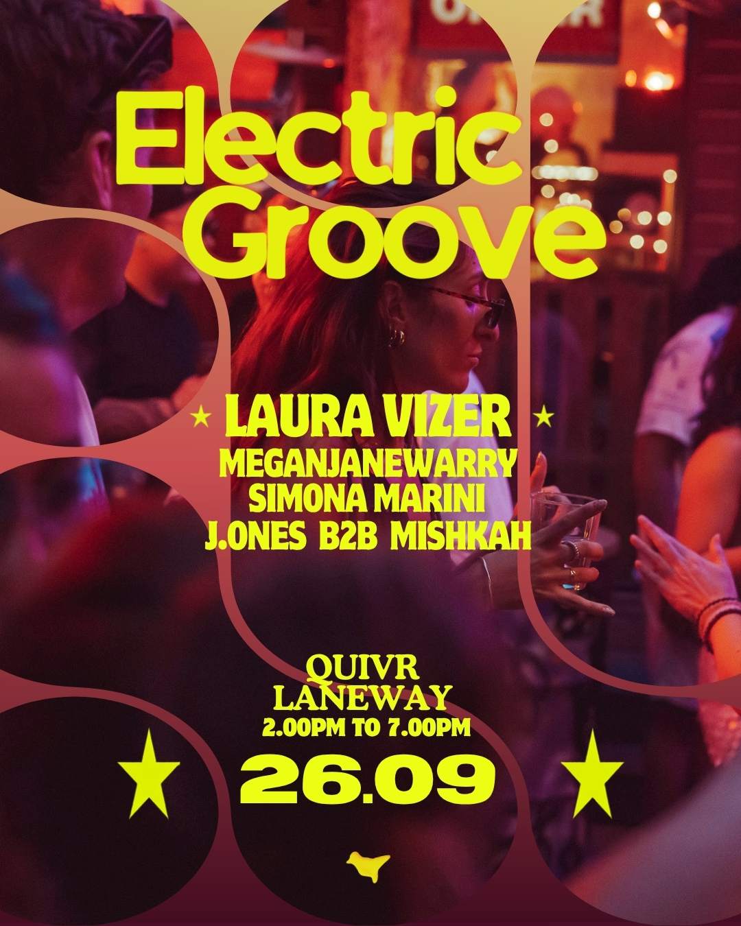 Electric Groove ft. Laura Vizer, Meganjanewarry, Simona Marini, J.ones and Mishkah