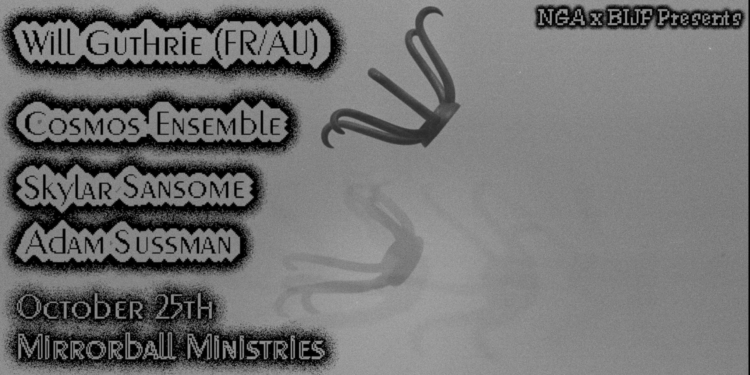 Will Guthrie (AU/FR) + Skylar Sansome, Adam Sussman, & Cosmos Ensemble