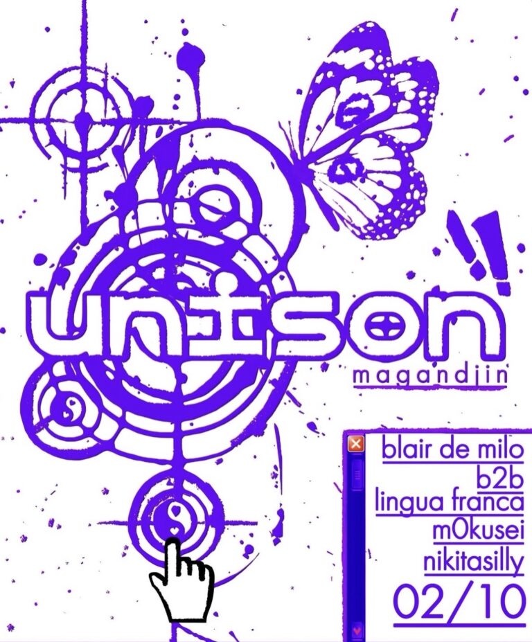 unison ft. blair de milo b2b lingua franca, m0kusei and nikitasilly