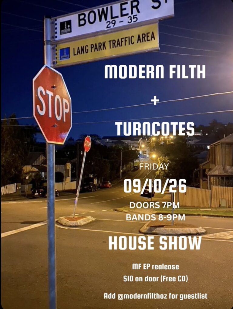 modern filth (ep release show) + turncotes ($10 on door - cd with every ticket)