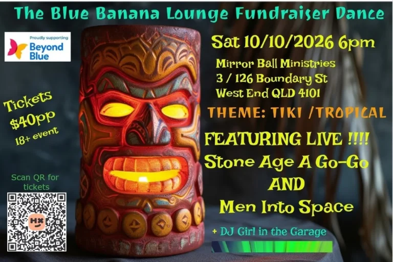 BLUE BANANA LOUNGE TIKI FUNDRAISER DANCE