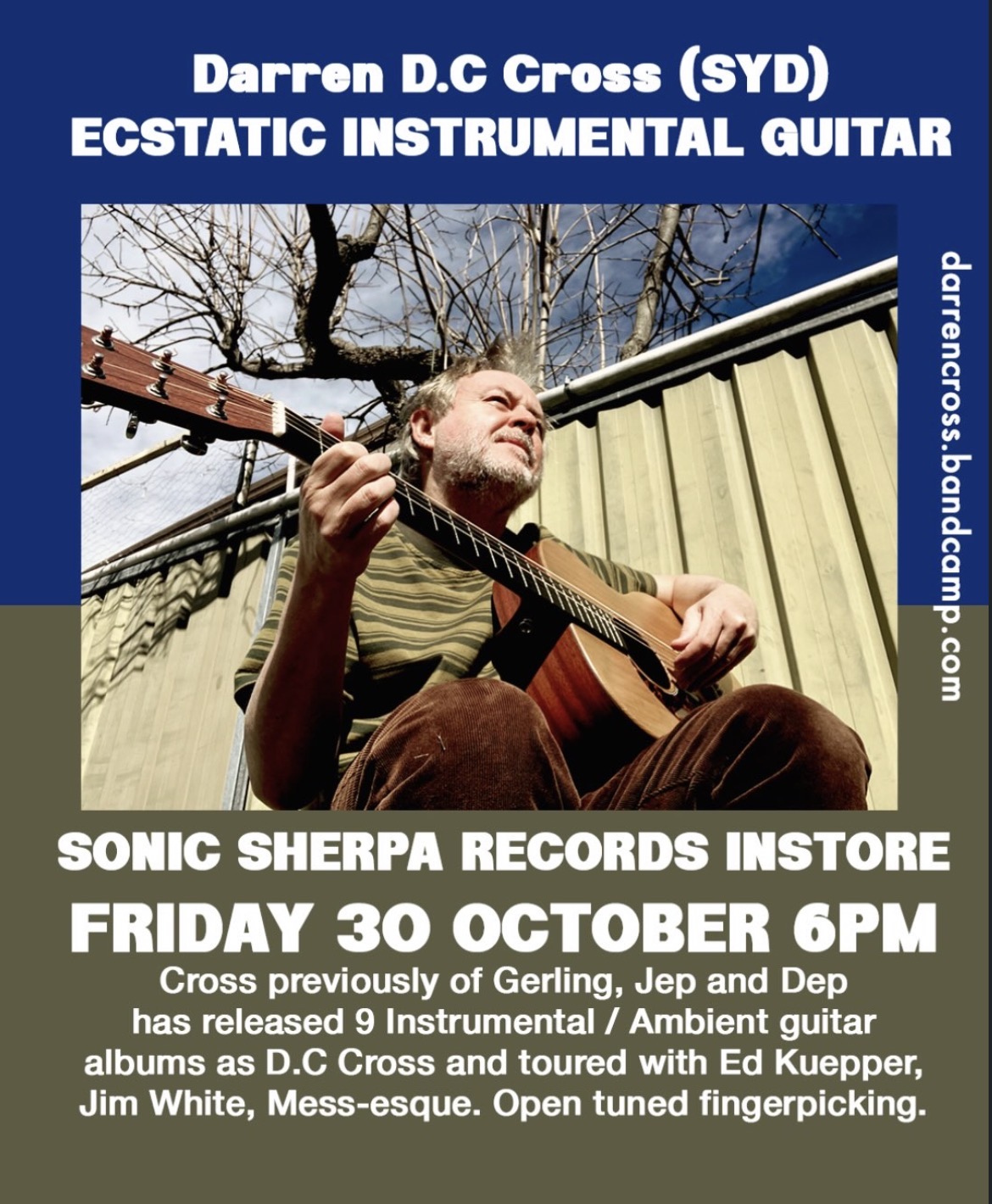 Darren DC Cross Instore at Sonic Sherpa (Free)