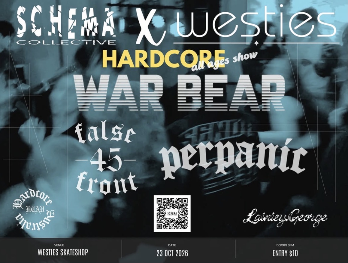 schema x westies: hardcore ft. war bear, false front 45 and per panic
